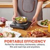 Elite Gourmet ESB-301BF Countertop Single Cast Iron Burner, 1000 Watts