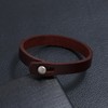 72ore Leather Wrap Bracelet for Men Simple Faux Leather Cuff