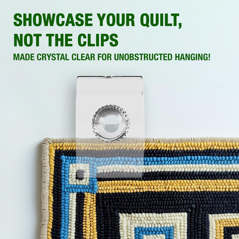 Quiltera® Tapestry Hangers, 4 Quilt Hangers for Wall for Display,