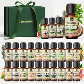 NORDHOLZ Sauna Infusion [24 x 15 ml] - Sauna Infusion [Gift Set] Special & Natural Sauna Fragrance for Intense and Relaxing Moments (Organic Discovery Box #1-#24)