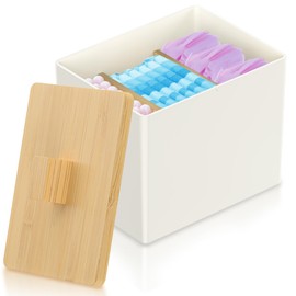 The Flow Box Co. Feminine Care Product Organizer - Tampon Holder and Pad Case for Bathroom Accessories