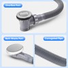 Gxpjycfob Bath Waste with Overflow Kit, Modern Chrome Design Bathtub