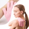 Btyms Pcs Shower Exfoliating Gloves Hand Glove Body Scrubber Loofah