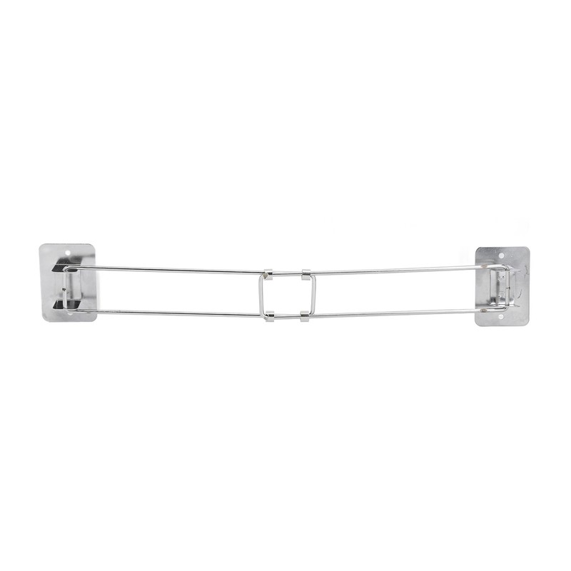 195‑345mm RV Shower Corner Storage Bar Stainless Steel Adjustable Bathroom
