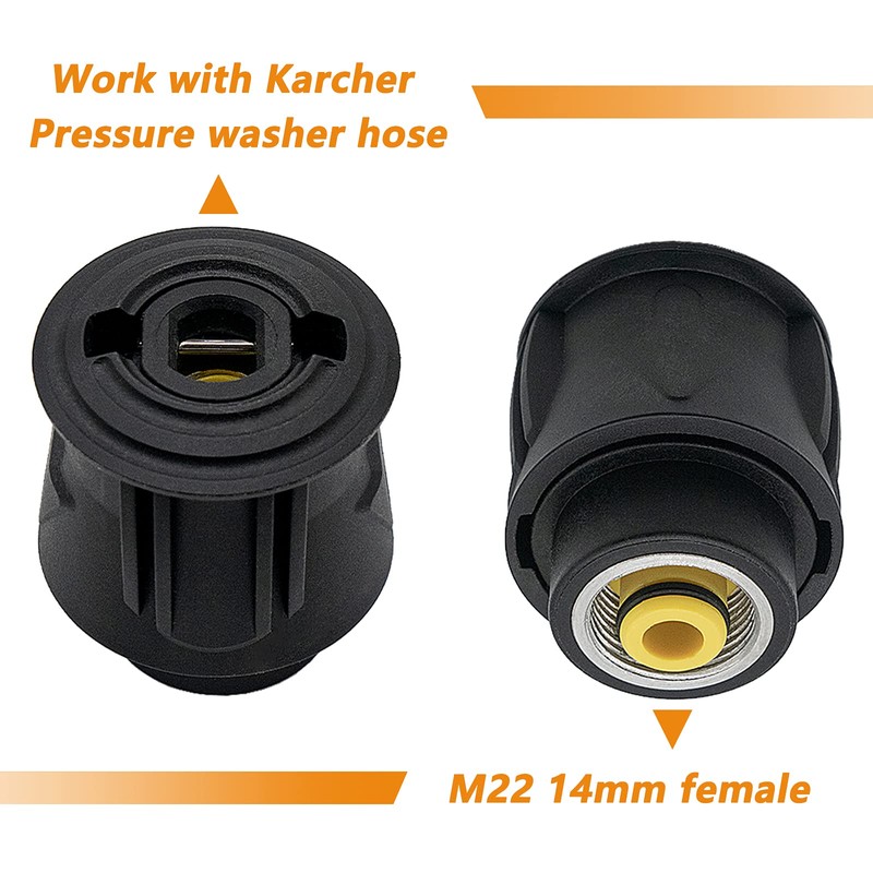Fai Top High Pressure Quick-Fitting for Gun and Power Washer,Hose