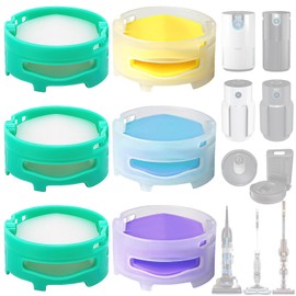 6 Pack Odor Neutralizer Technology Replacement Cartridges Compatible with Shark, AZ3000 AZ3002 HZ3000 HZ3002 ZD550 IZ862H IZ562H Vacuum Cleaner & Air Purifier, 4 Colors