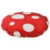 SKOGSDUVA 205.782.84 Scog Duva Stool Cover - Poison Mushroom Shape/Red