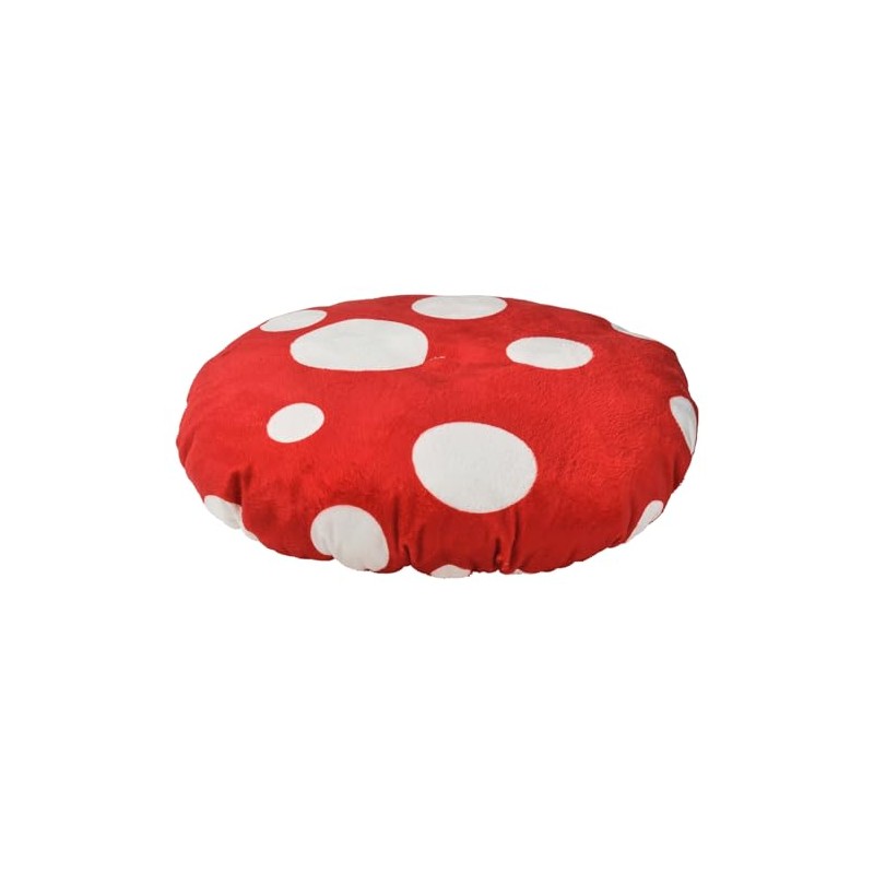 SKOGSDUVA 205.782.84 Scog Duva Stool Cover - Poison Mushroom Shape/Red