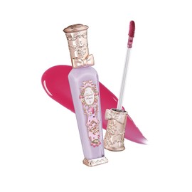 Flower Knows Brillo de labios violeta fresa rococó brillante, brillo hidratante, aceite de labios, brillo hidratante, maquillaje para dar volumen a los labios para niñas y mujeres, vegano y sin crueldad (G04 Mermelada de Moras, 0.12 onzas líquidas)