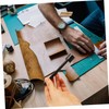 OSALADI Leather Puncher Tool Semicircular Cutter for DIY Leather Craft