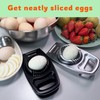 Egg Slicer for Boiled Eggs, Heavy Duty Aluminium Boiled Egg
