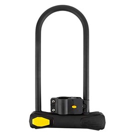 LOCK SUNLT PWR SHIELD U LNG 4.5x11.5 BK w/BRKT