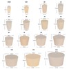stonylab Solid Rubber Stopper, Pack of 10, 2# - 15