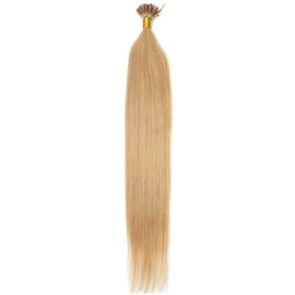ALISY Human Hair I TIP Tip Extensions Remy Hair Color Wig Extensions 50pcs (16inch, 27#)