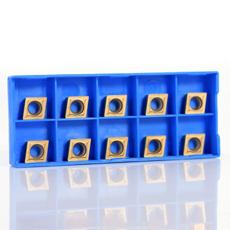 Haosie 10pcs CNC Carbide Blade, CCMT09t304 CCMT32.5 Carbide Inserts, CNC