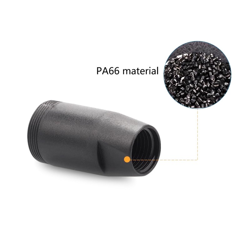 Pack of 5 M12 4-Pin D Code Female Circular Connectors,