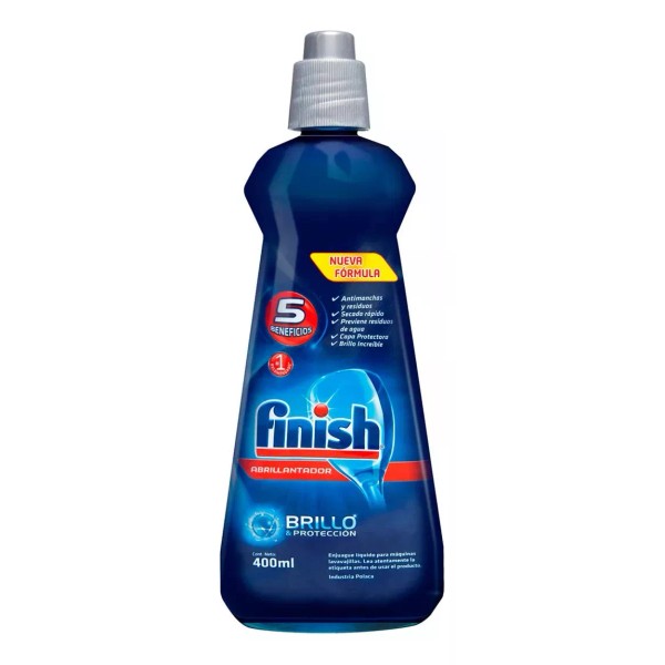 Finish abrillantador para lavavajillas automático 400ml