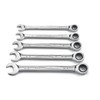 GEARWRENCH 5 Pc. 12 Pt. Ratcheting Combination Wrench Set, SAE