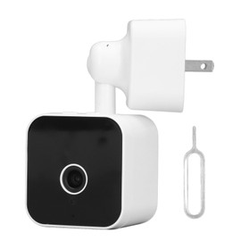 WIFI Home Security Camera ABS Clock Wall Plug in Camera Intercom Motion Tracking Detection WIFI Camera for Home Shop Office 110‑