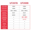 UNI-T UT207B - Medidor de abrazadera analógica, multímetro AC DC
