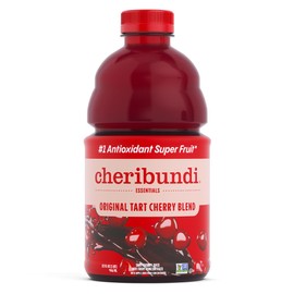 Cheribundi Tart Cherry Juice Original | Tart Cherry Juice Sweetened with Apple Juice | Athletes Recovery Drink | Promotes Restorative Sleep, Muscle Recovery & Boosts Performance | 32 floz (6 Pack)