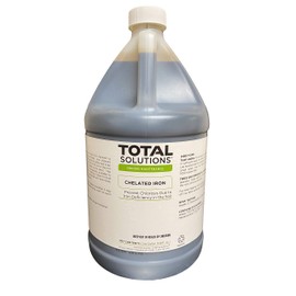 Total Solutions Chelated Iron (1 Gallon) | Liquid mineral supplement used to prevent or cure iron chlorosis in turf, ornamental shrubs, and trees.