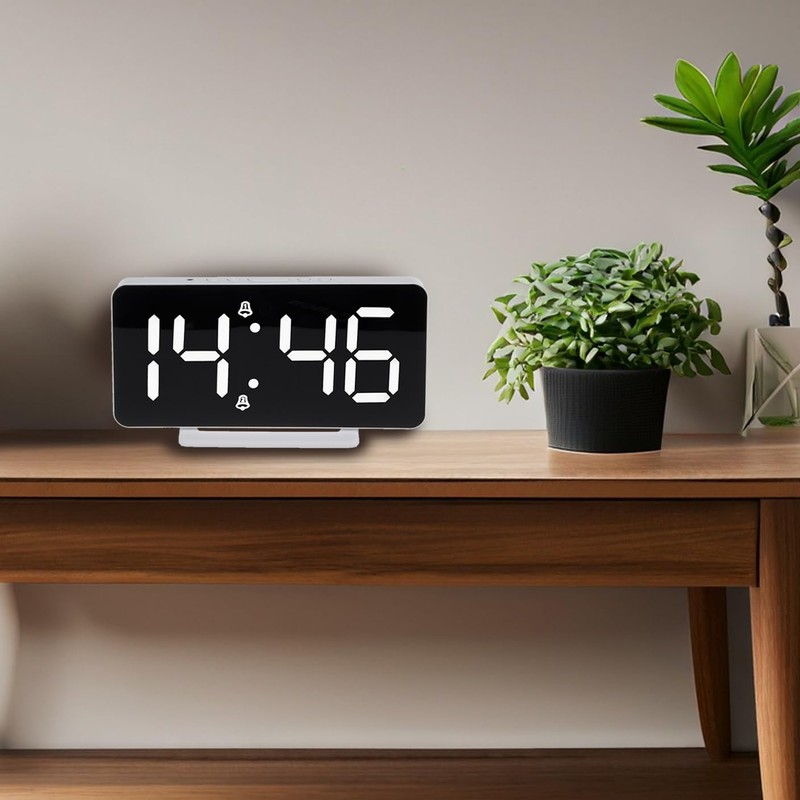 Green Blue GB383 Digital LED Alarm Clock with Alarm and