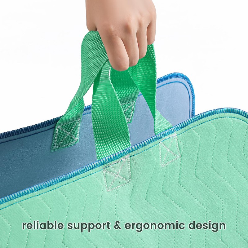 Positioning Bed Pad with Handles – Quick-Drying, 8-Handle Incontinence Bed