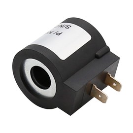 Solenoid Valve Coil 12V DC Replaces # 6301012 Compatible with HydraForce Valve Stem 08 80 88 & 98 Series (1/2 Hole) Black