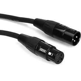 Hosa Cable de micrófono HMIC-100 Pro, REAN XLR3F a XLR3 metro XLR3, 100 pies