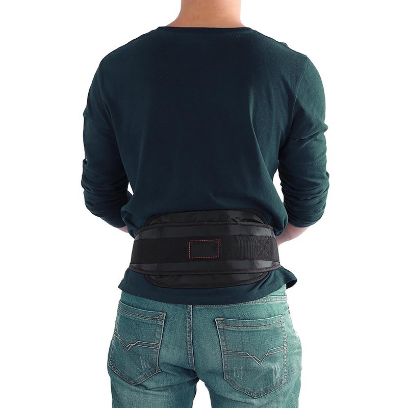 Fitness Drop Weight Equipment Gym Dip Belt Waist Chain Strength