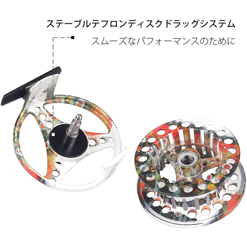 M MAXIMUMCATCH Maxcatch ECO Trout Fly Reel Large Arbor #1/2#3/4#5/6#7/8
