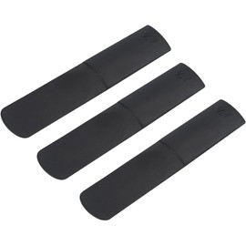 CYSFETENA 3 Pcs 2.5 Mode Alto Saxophone Reeds, Easy to Install Black Safety Alto Sax Reeds, Sax Accessories Repair Plastic Saxophone Reeds for Beginner Saxophones