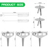 Gucass 7-Piece Stainless Steel Funnel Set, Large Funnel Kitchen with