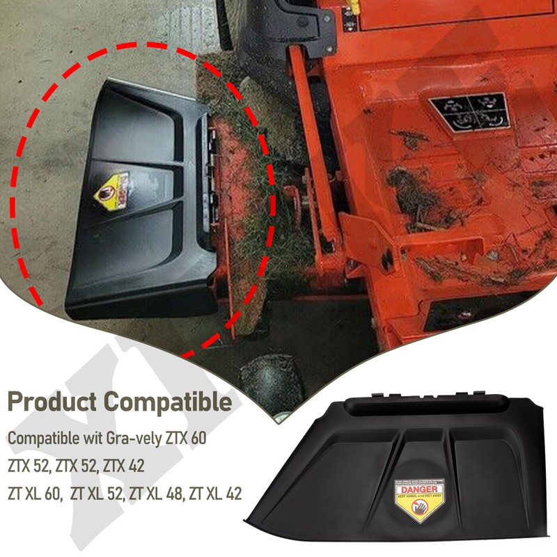 XINKE 04795000 Side Discharge Chute Compatible with Ari-ens & Gravely