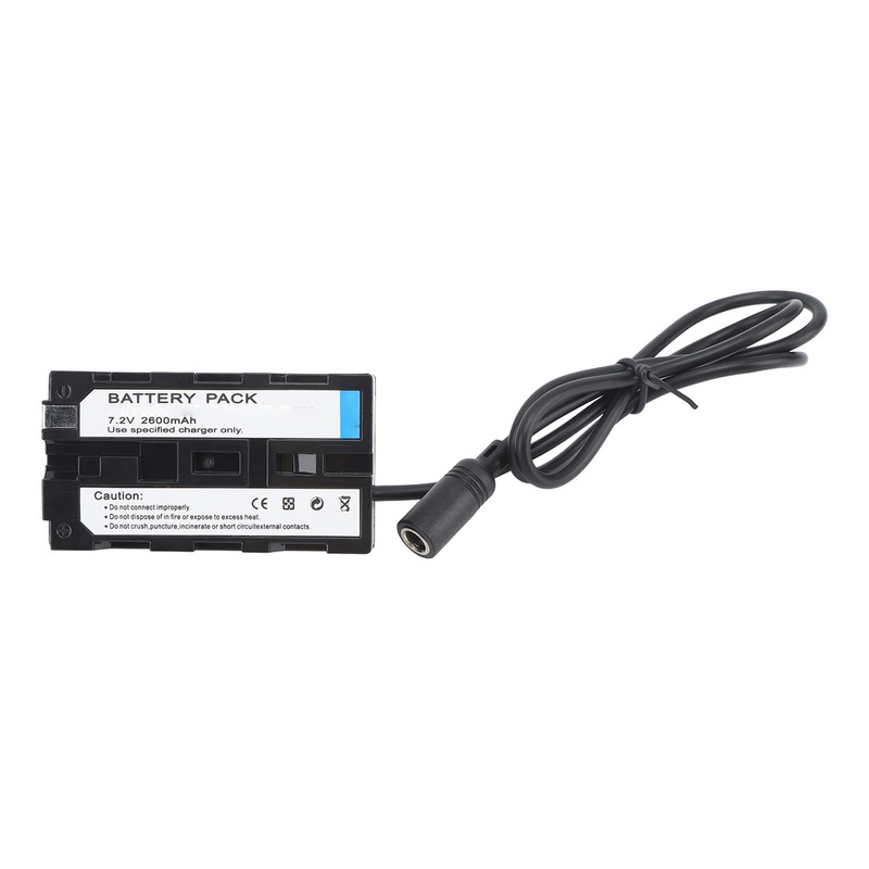 NP F550 Dummy Battery DC Coupler Full Decoding AC F550