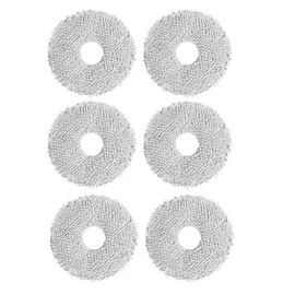6 Pcs Mop Pad Compatible with Dreametech L20 Ultra/L10s Ultra/L10 Ultra, Wet Mopping Pads for Mopping Floor