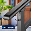 Updated Adjustable 3 Step Stair Handrails for Outdoor Steps, Versatile