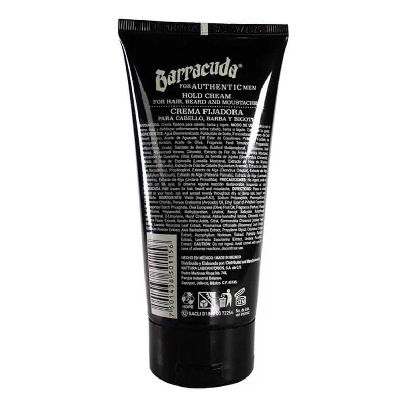 Crema Fijadora Hold Cream Original 150ml Barracuda