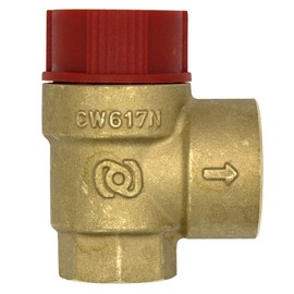 '12128 VARIOSAN Membrane Safety Valve 1/2 3 Bar for Closed Heating Systems