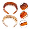 FOMIYES 2pcs Headbands for Women Teeth Comb Non-slip Hair Hoops