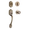Kwikset Belleview Front Door Lock Handle and Deadbolt Set, Entry