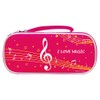 Music Themed Large Musical Note Design 2 Layer Pencil Case