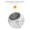 LED Water Float Light Solar Rechargeable Water Float Light RGB