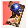Set of 12 Nativity Scene Advent Calendar Greeting Cards -