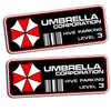Umbrella Corporation Hive Parking Level 3 Resident Evil Vinyl Decal