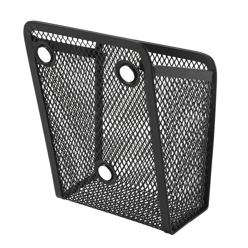 Sanpaint Magnetic Pencil Holder,Mesh Stainless Steel Pen Basket, Metal Writing