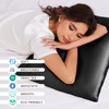 THXSILK 100% Mulberry Silk Pillowcase with Cotton Underside, Silk Pillowcase