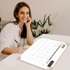 Large Desk Calendar 2025-2026, Calendar with Desk Protecting Pad, Desk