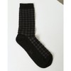 Daks (신세계강남점)DBSS4F921BK 블랙 체크 면혼방 장목양말2종세트 (DBS S4F921BK) Black Check